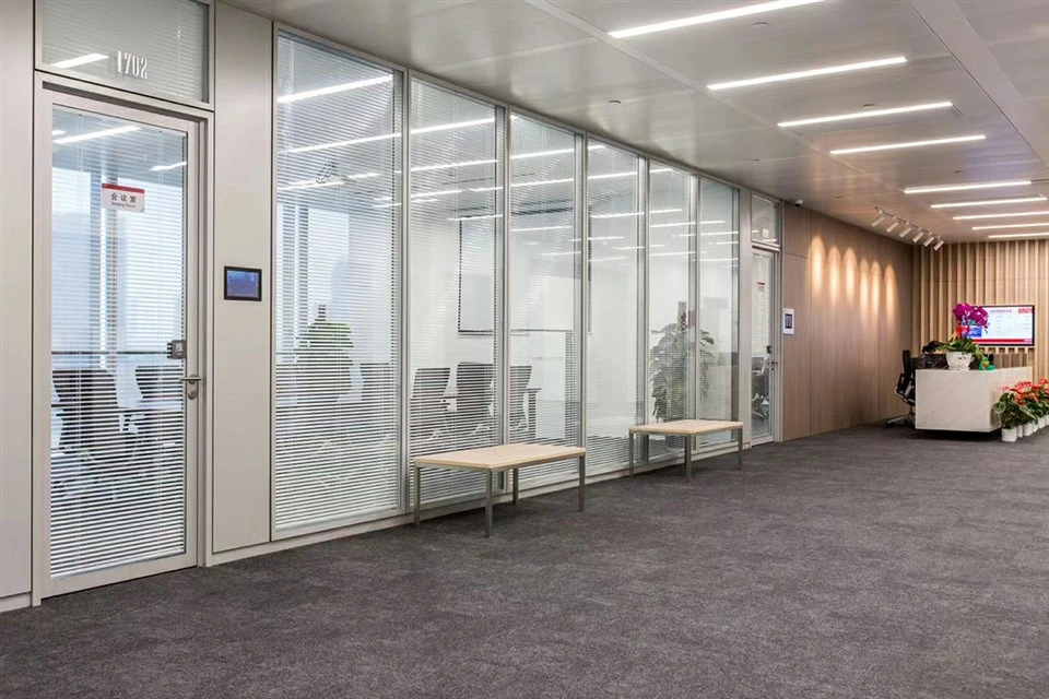 Frameless Office Divider Walls